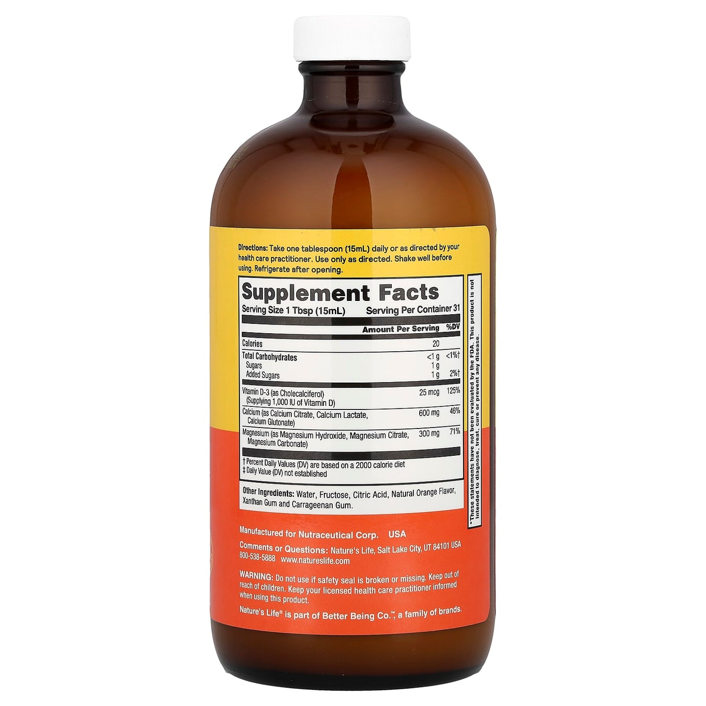 Calcium & Magnesium 16oz.