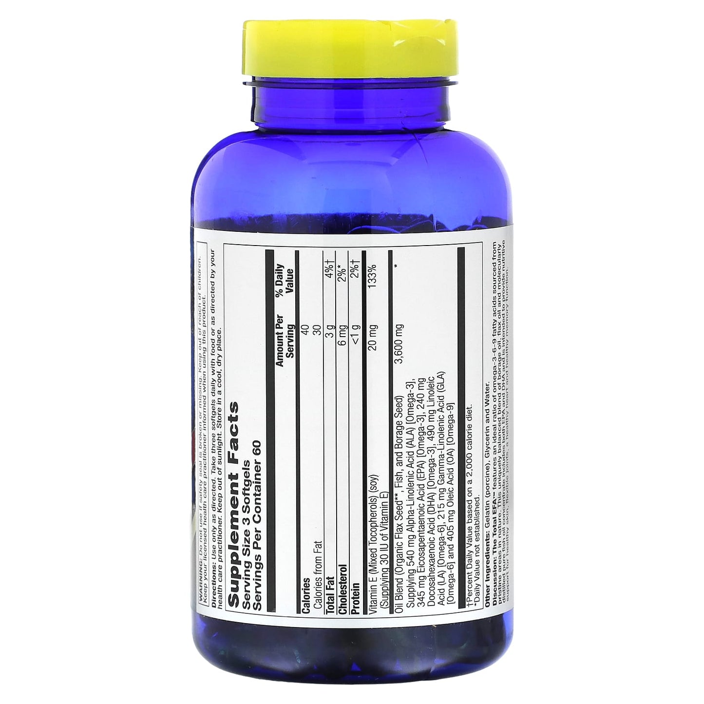 The Total EFA 1200mg 180 Count