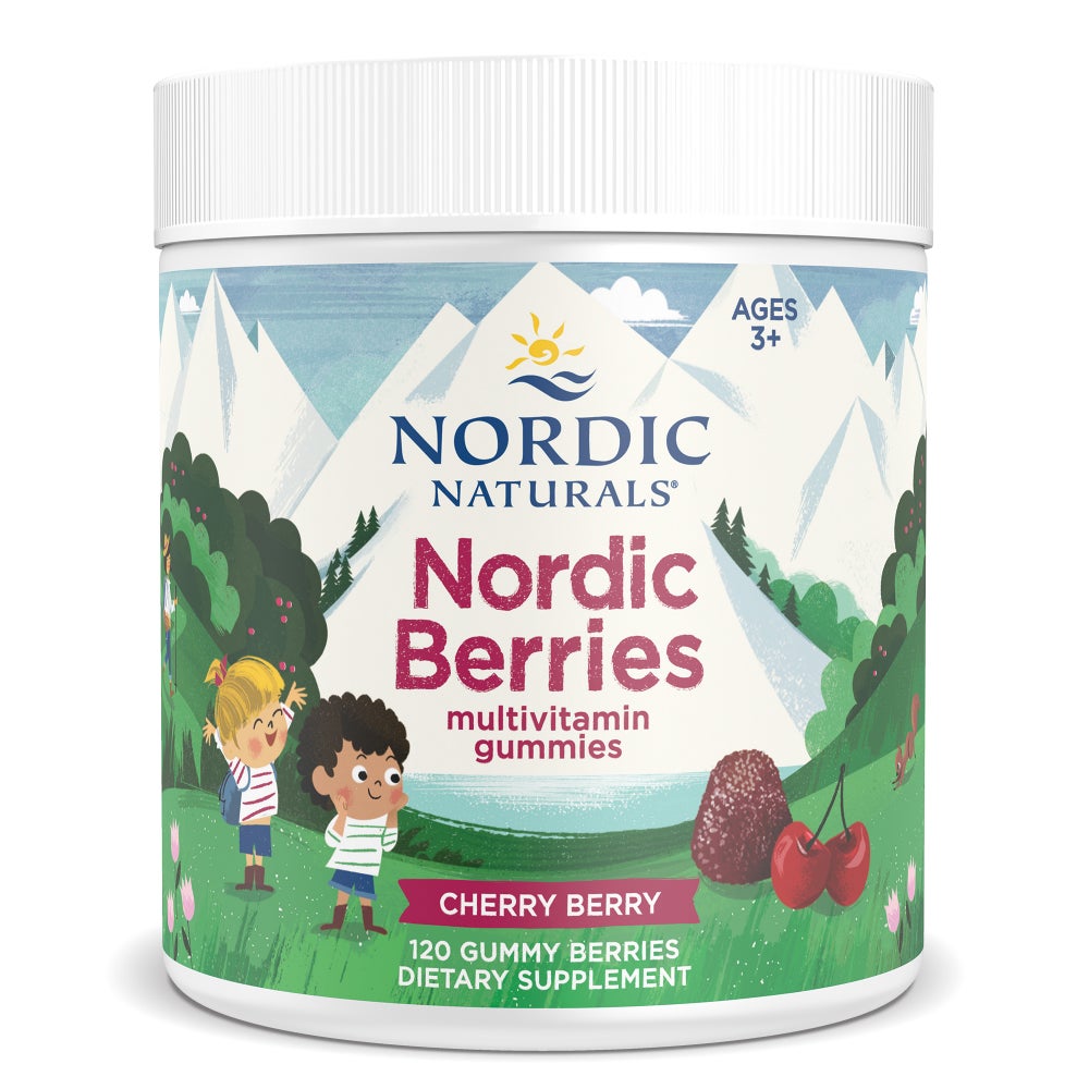 Nordic Berries Multivitamin Gummies Cherry Berry 120 Count
