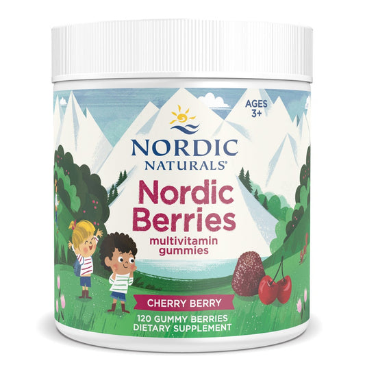 Nordic Berries Multivitamin Gummies Cherry Berry 120 Count