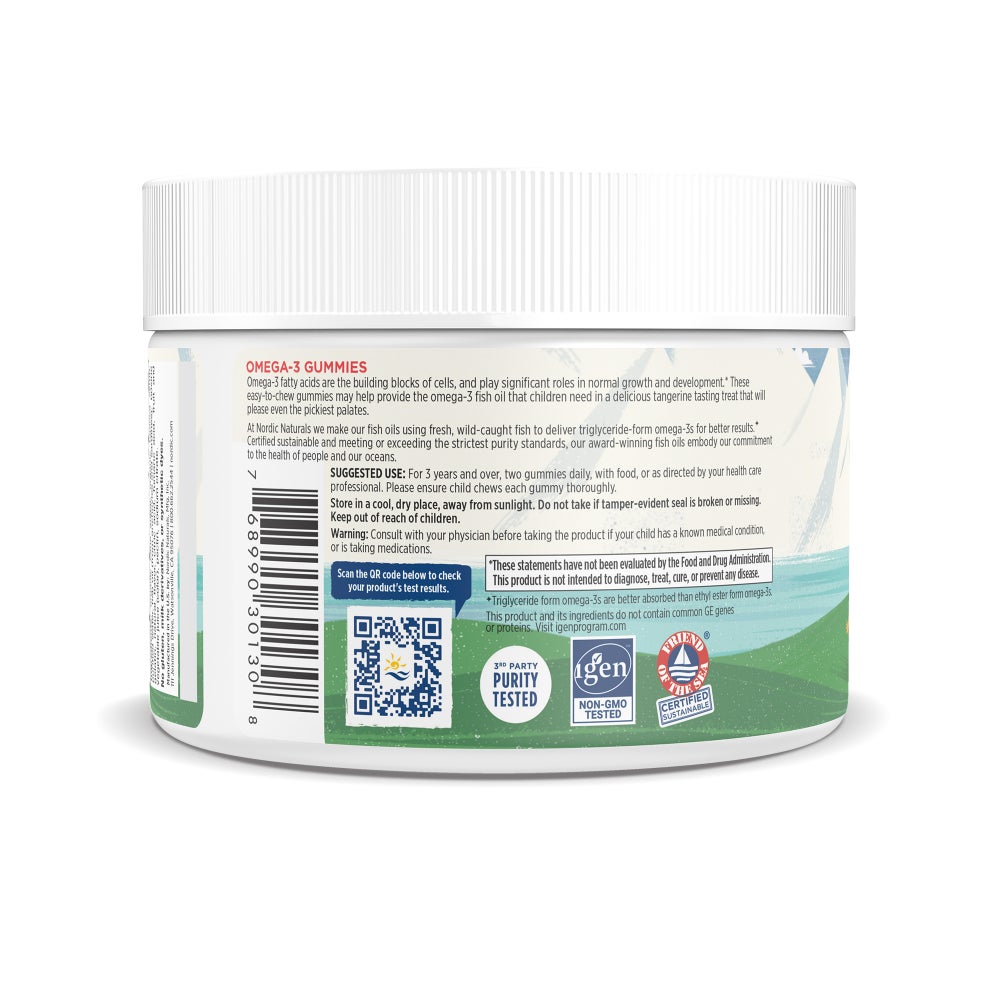Nordic Omega-3 Gummies 60 Count
