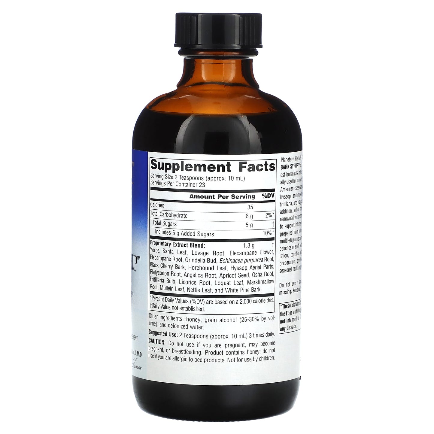 Old Indian Wild Cherry Bark Syrup 8oz.