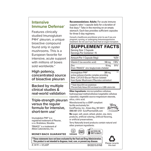 PleuraMax Upper Respiratory Support 15ct.