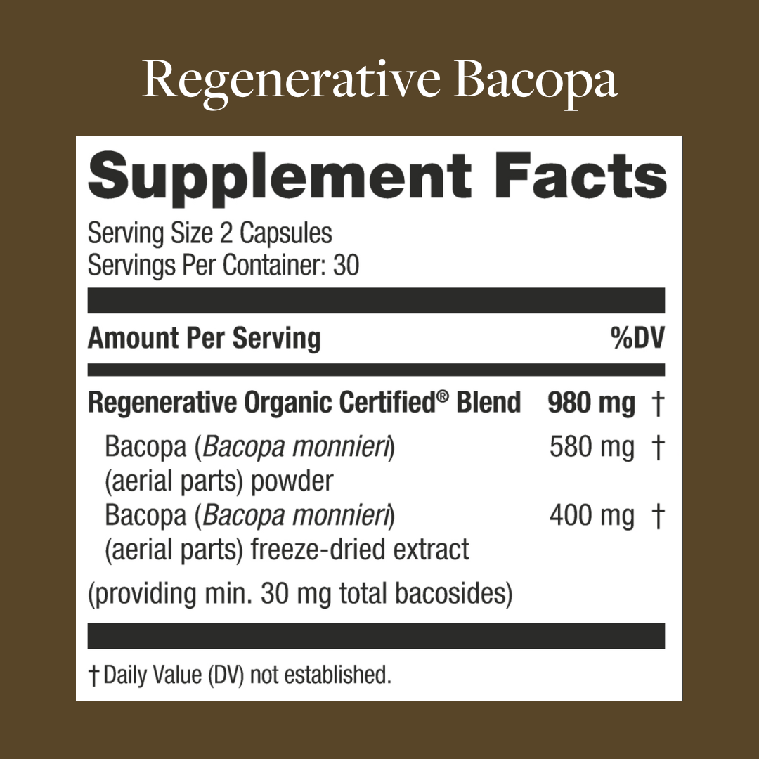 Regenerative Bacopa 60 Count