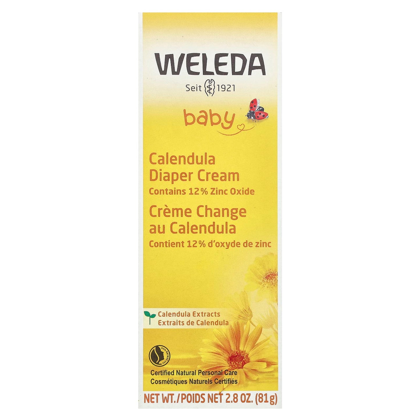 Calendula Diaper Cream 2.8oz.