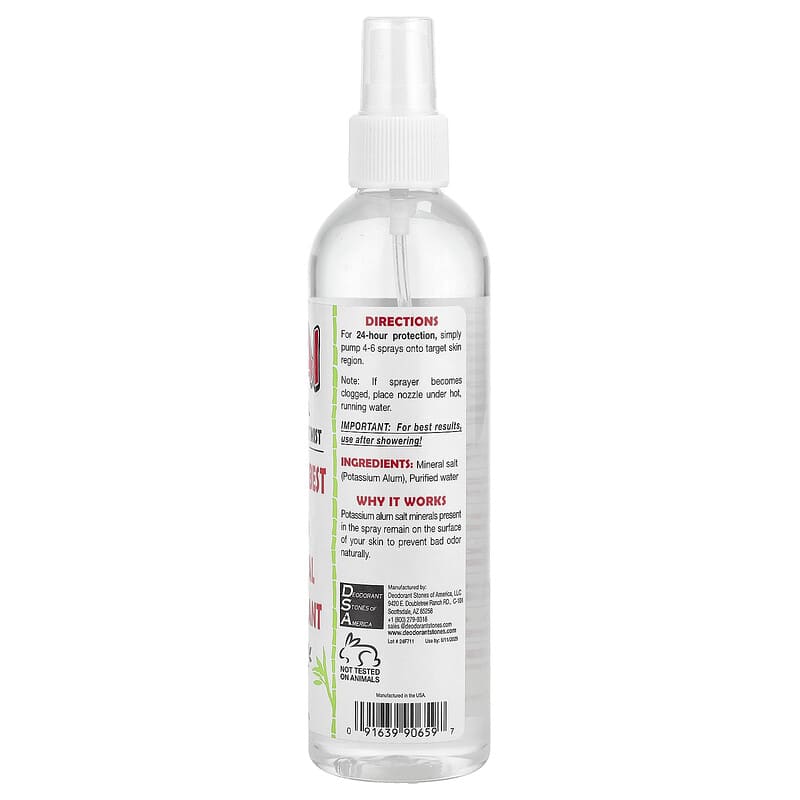 Crystal Deodorant Mist 8oz.