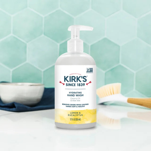 Kirks Hand Soap Lemon Eucalyptus 12oz.