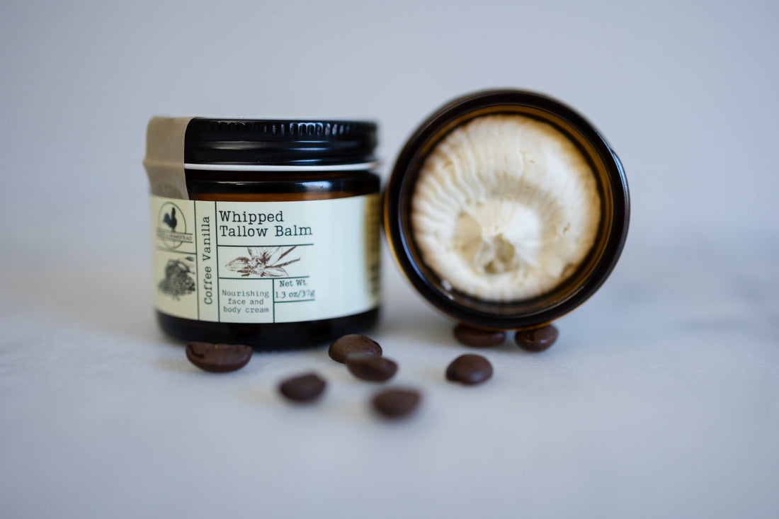 Whipped Tallow Balm Coffee Vanilla 1.3oz.