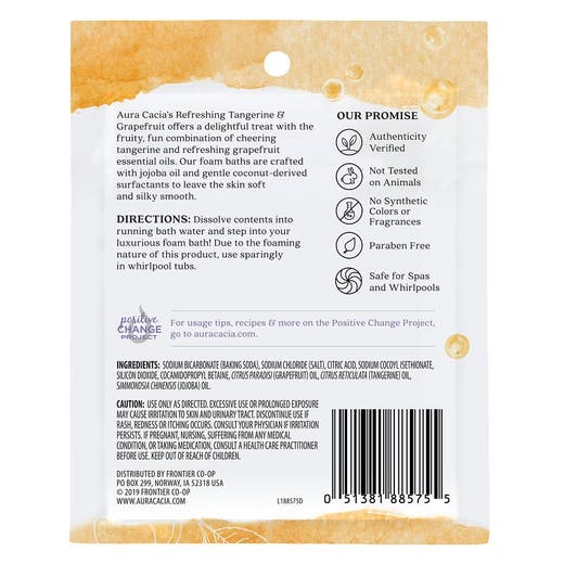 Bath Foam Tangerine Grapefruit