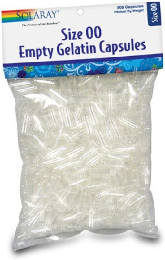 Empty Capsules Gelatin Size 00 500 Count