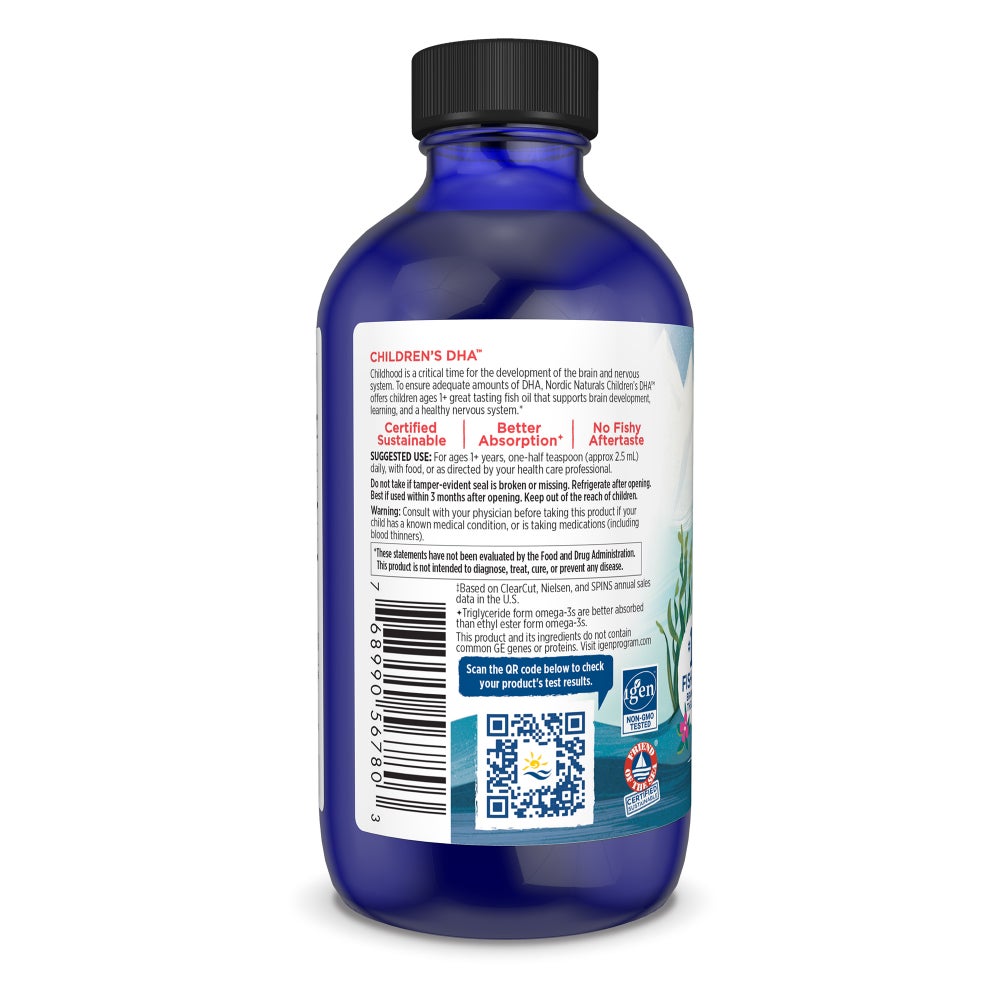 Childrens DHA Strawberry 4oz.