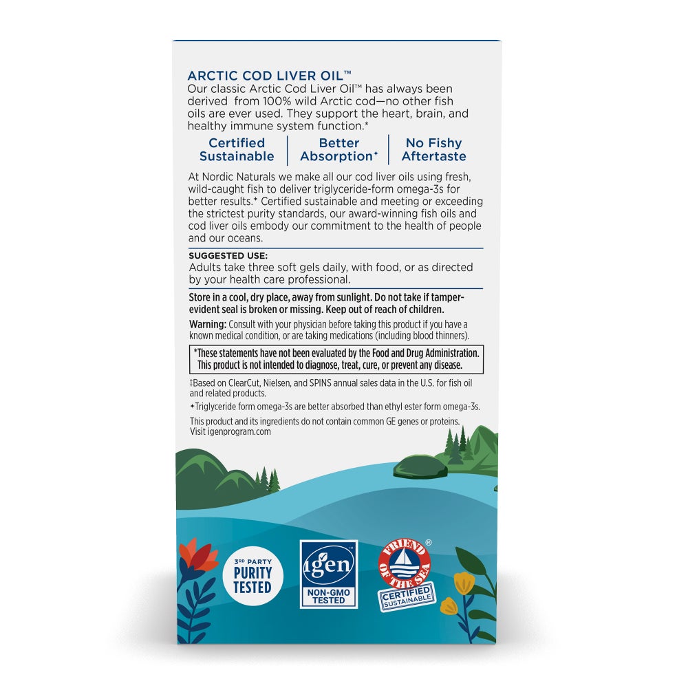 Arctic Cod Liver Oil 90 Count