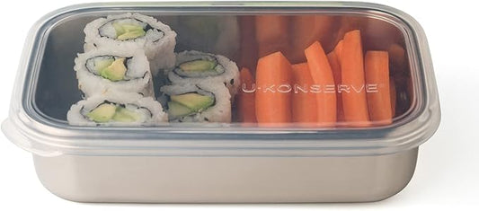 Silicone + Stainless Steel Rectangular Container