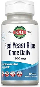 Red Yeast Rice Once Daily 1200mg 30 Count