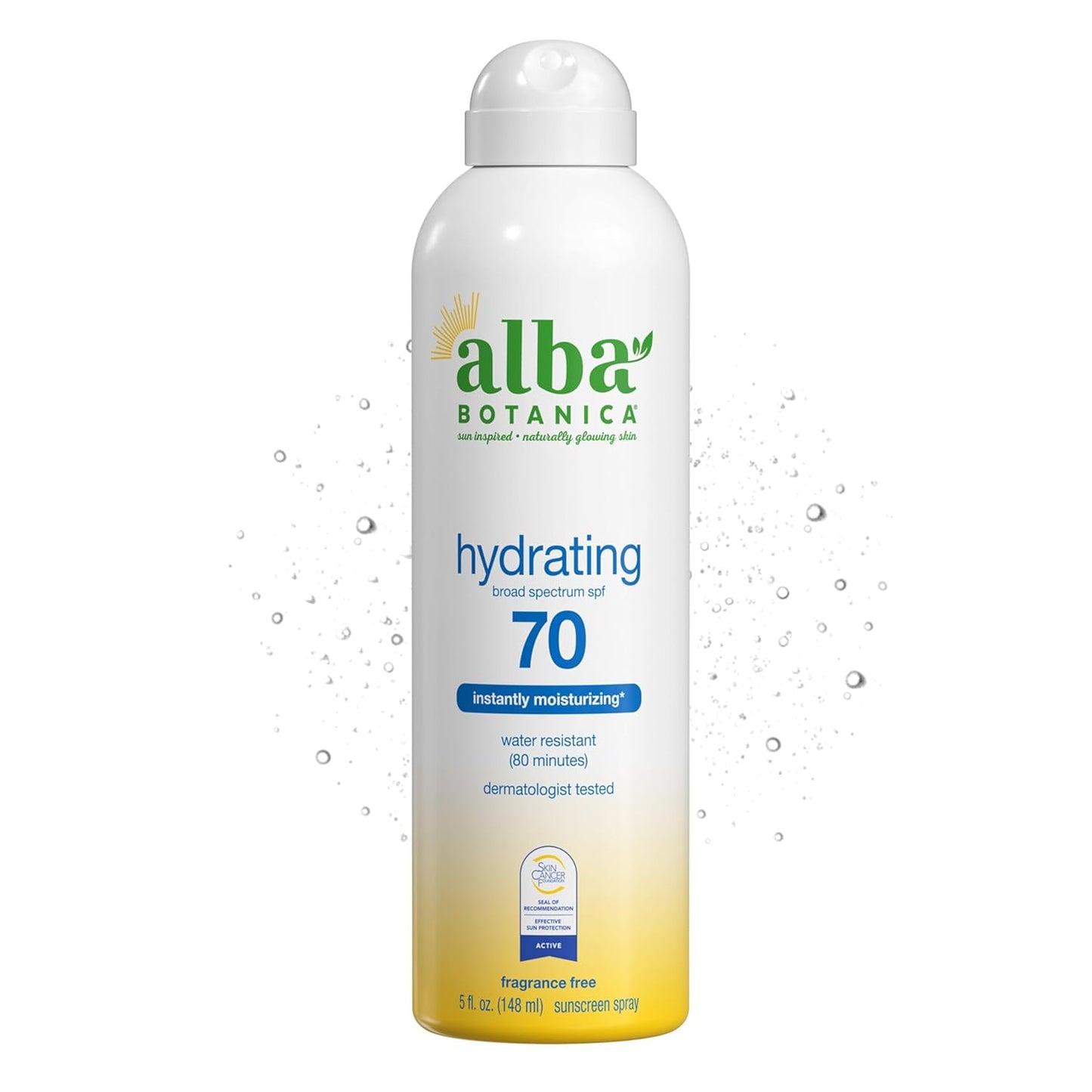 Hydrating Broad Spectrum SPF 70 Sunscreen Spray 5oz.