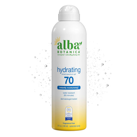 Hydrating Broad Spectrum SPF 70 Sunscreen Spray 5oz.