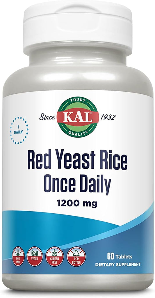 Once Daily Red Yeast Rice 60 Count