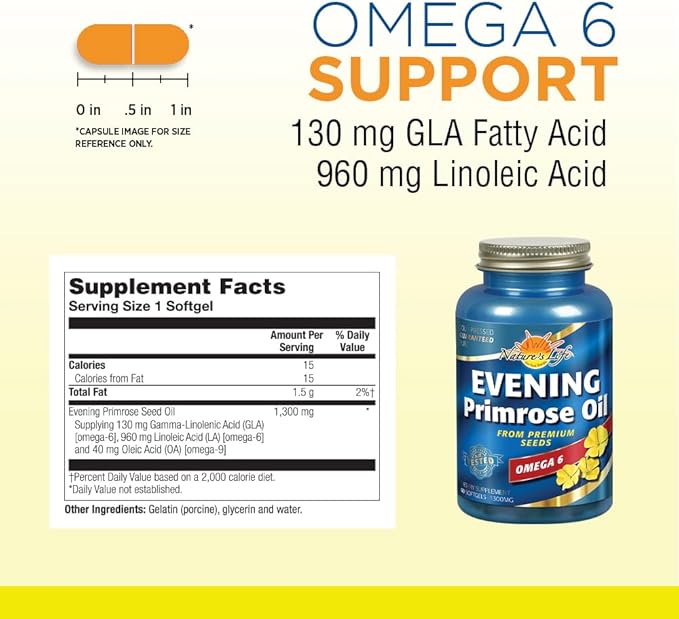 Evening Primrose Oil 60 Count