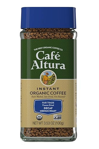 Organic Instant Decaf Coffee Freeze Dried