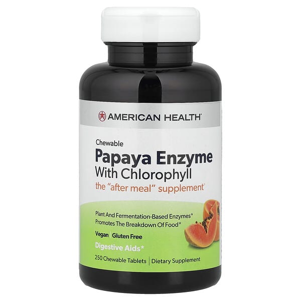 Papaya Enzyme  with Chlorophyll   250 Tablets