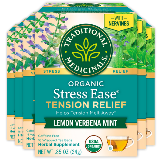 Organic Stress Ease Tension Relief Tea 16 Count