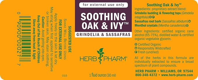 Soothing Oak + Ivy Compound Spray 1oz.