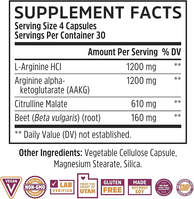 N.O. Pro Nitric Oxide Booster 120 Count