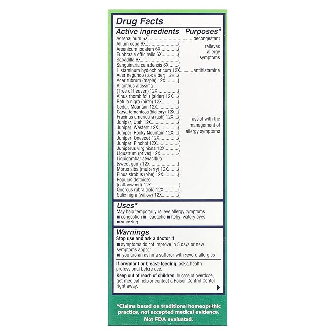 Allergy Tree Pollen 1oz.
