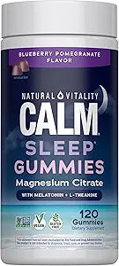 Calm Sleep Gummies Blueberry Pomegranate 120 Count