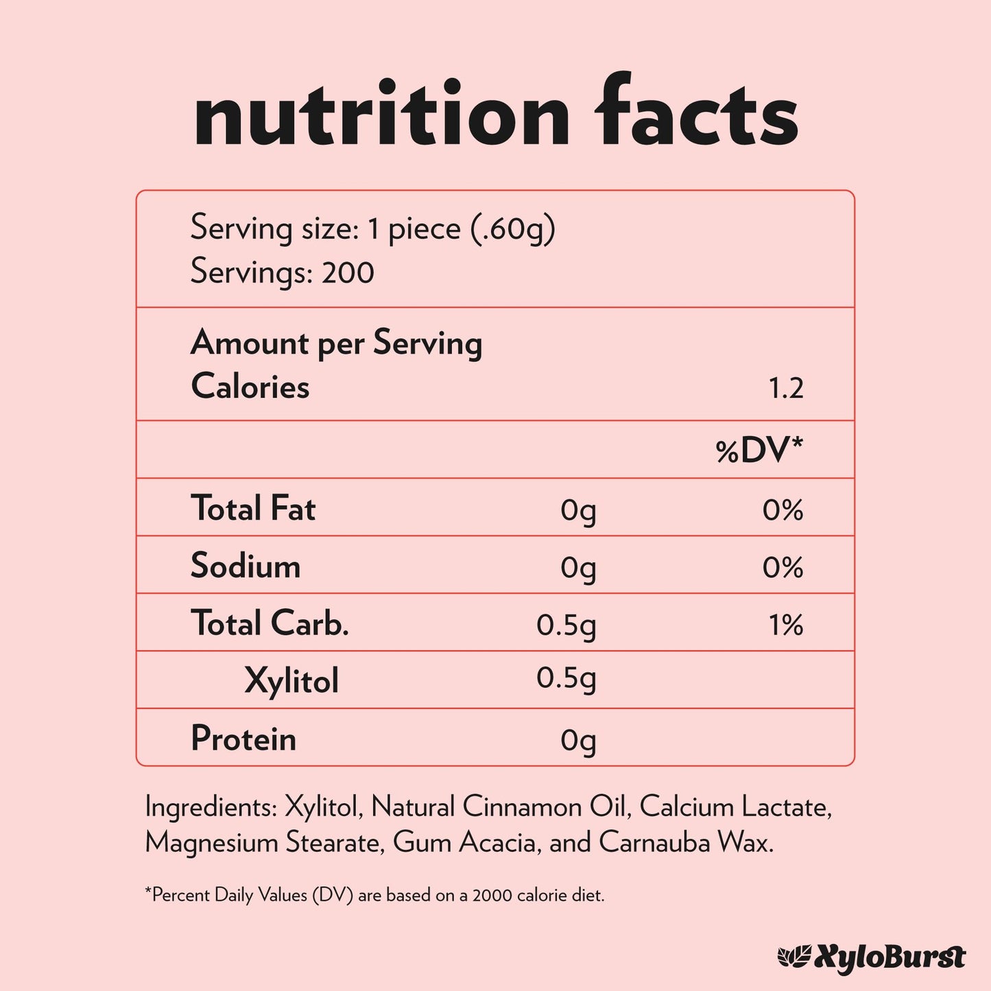 Cinnamon Xylitol Mints