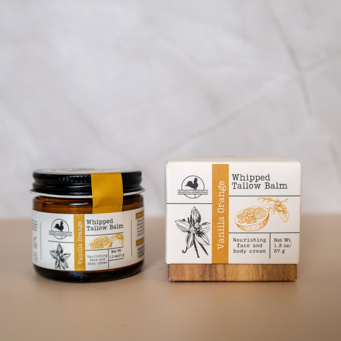 Whipped Tallow Balm Vanilla Orange