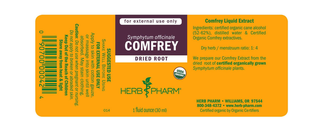 Comfrey Extract Tincture 1oz.