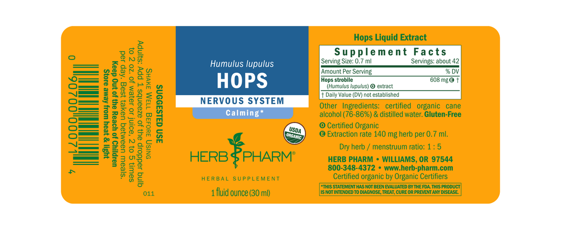 Hops Extract Tincture 1oz.