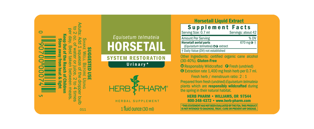 Horsetail Extract Tincture 1oz.