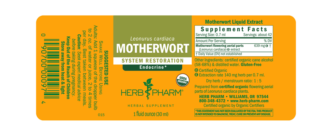 Motherwort Extract Tincture 1oz.