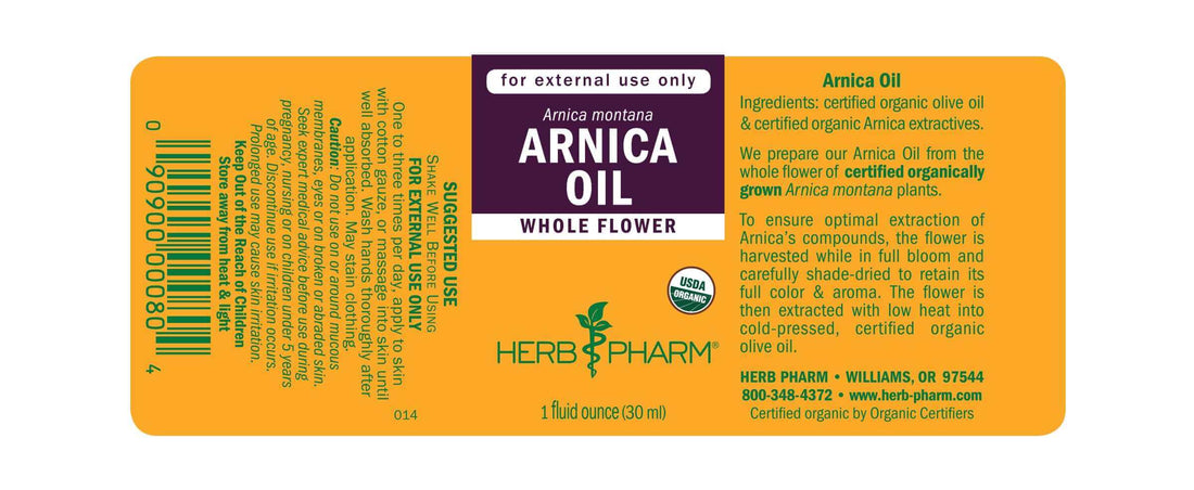 Arnica Oil Whole Flower