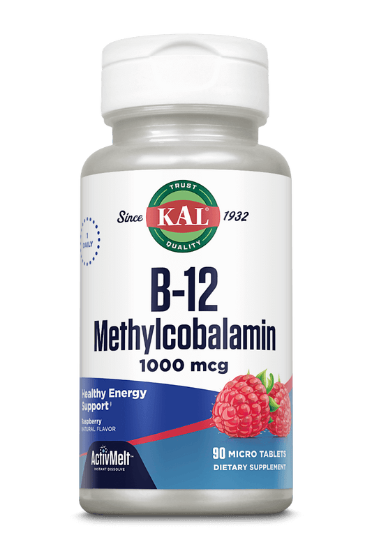 Vitamin B12 ActivMelt Red Raspberry 1000mcg 90 Count
