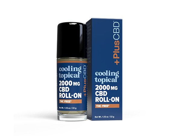 Cooling Topical 2000mg CBD Roll On (THC Free) 1.13oz.