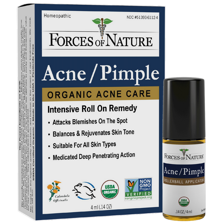 Organic Acne Pimple Control Roll On 4ml.