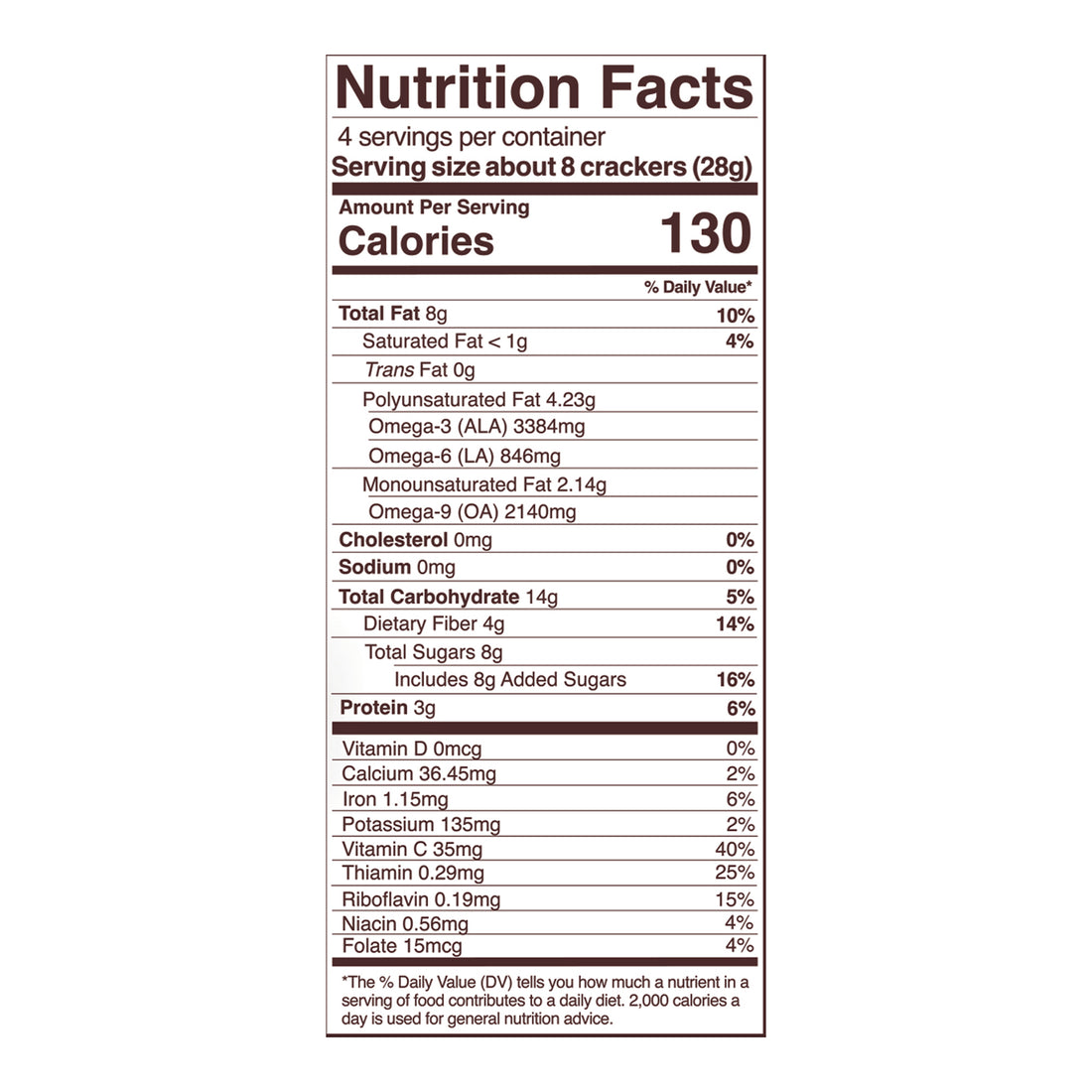Maple Cinnamon Sprouted Crisps 4oz.