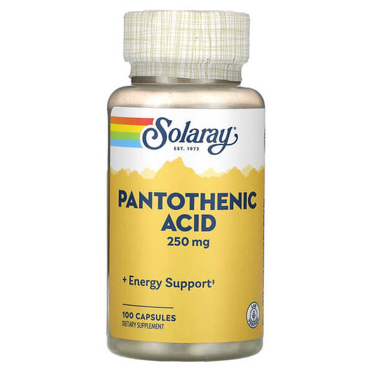 Pantothenic Acid 250mg 100 Count