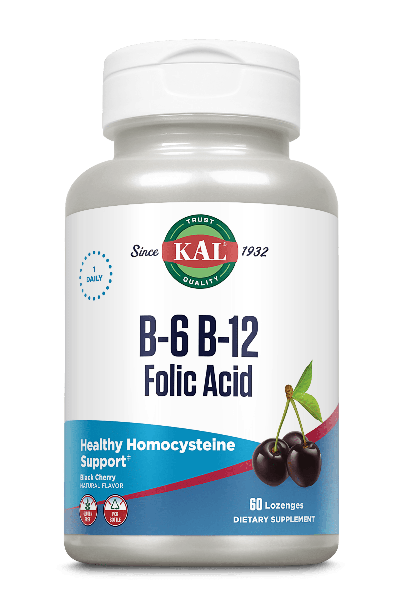 Vitamin B6 B12 Folic Acid Lozenge 60 Count