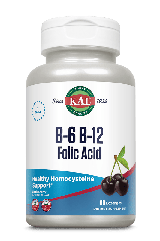 Vitamin B6 B12 Folic Acid Lozenge 60 Count