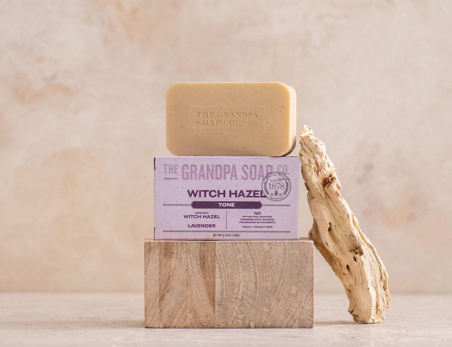Witch Hazel Bar Soap Lavender 4.25oz.