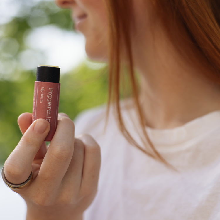 Peppermint Lip Balm   with Tallow and essential oils