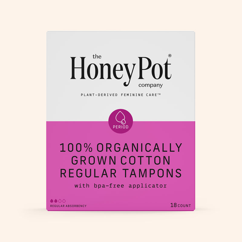 Organically Grown Regular Tampons 18 Count