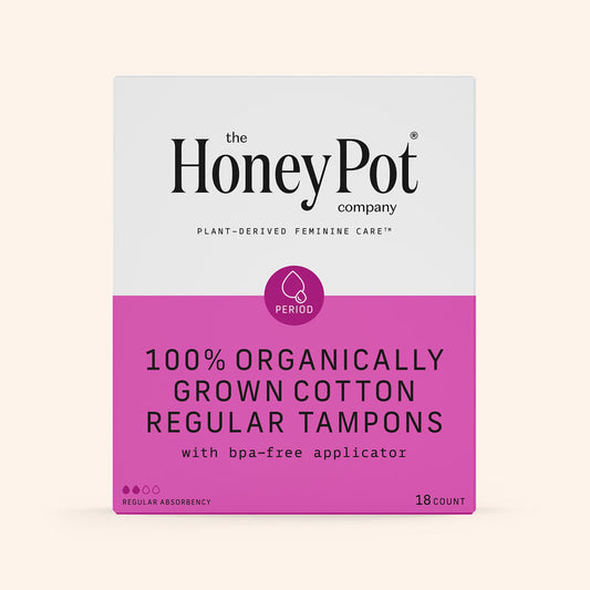 Organically Grown Regular Tampons 18 Count