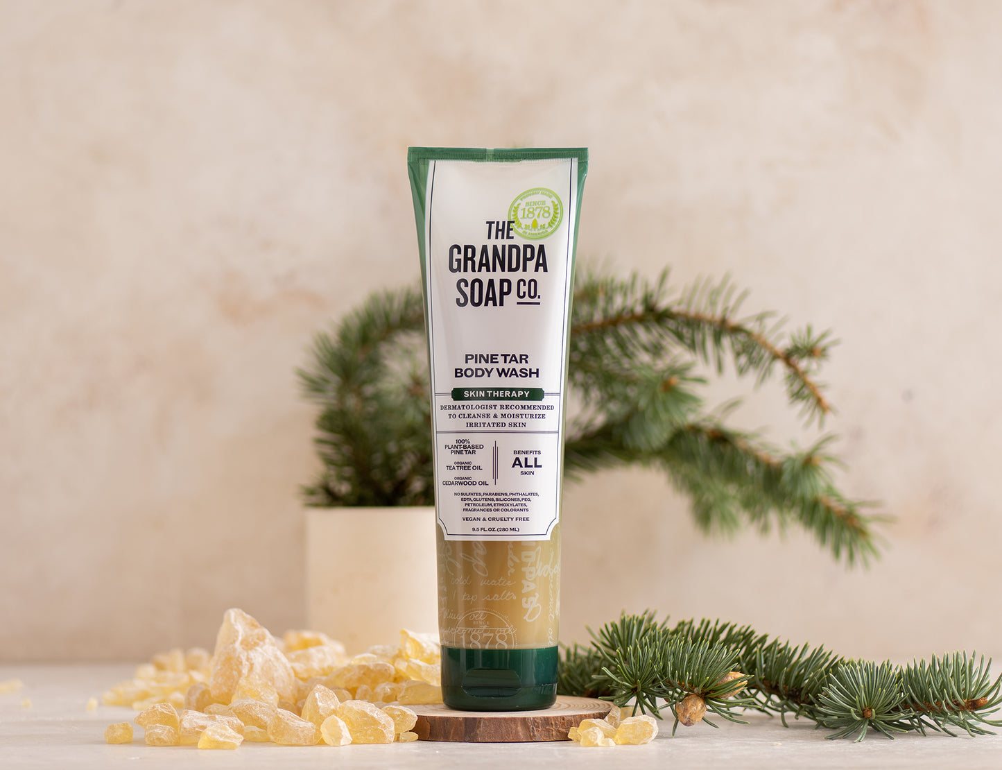 Pine Tar Body Wash 9.5oz.