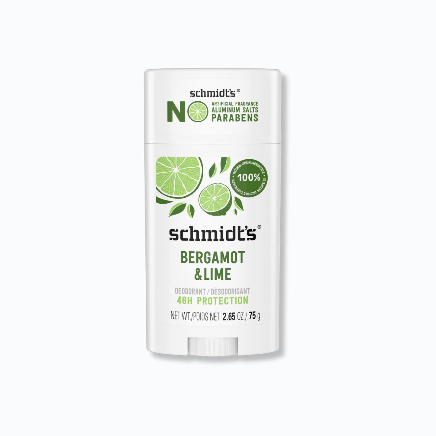 Deodorant Stick Bergamot + Lime