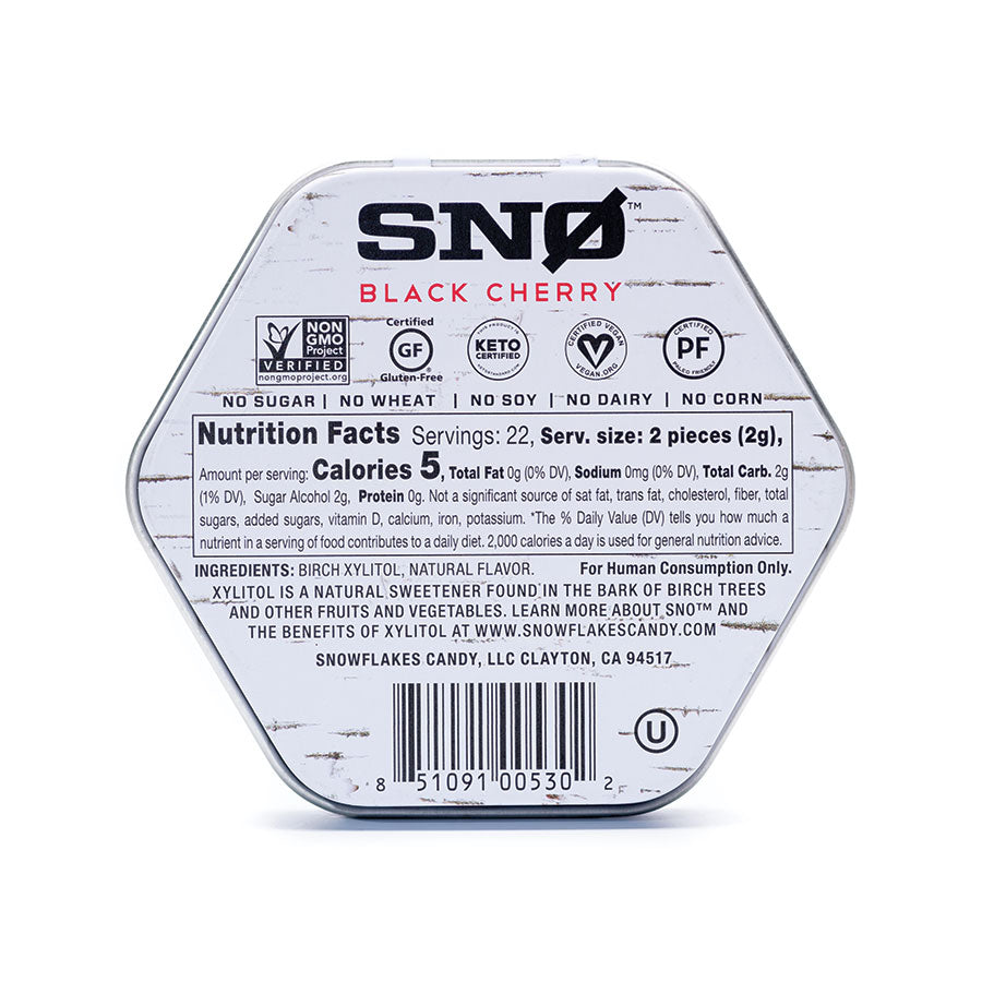 Black Cherry Sugar Free Candy Mints 1.5oz.
